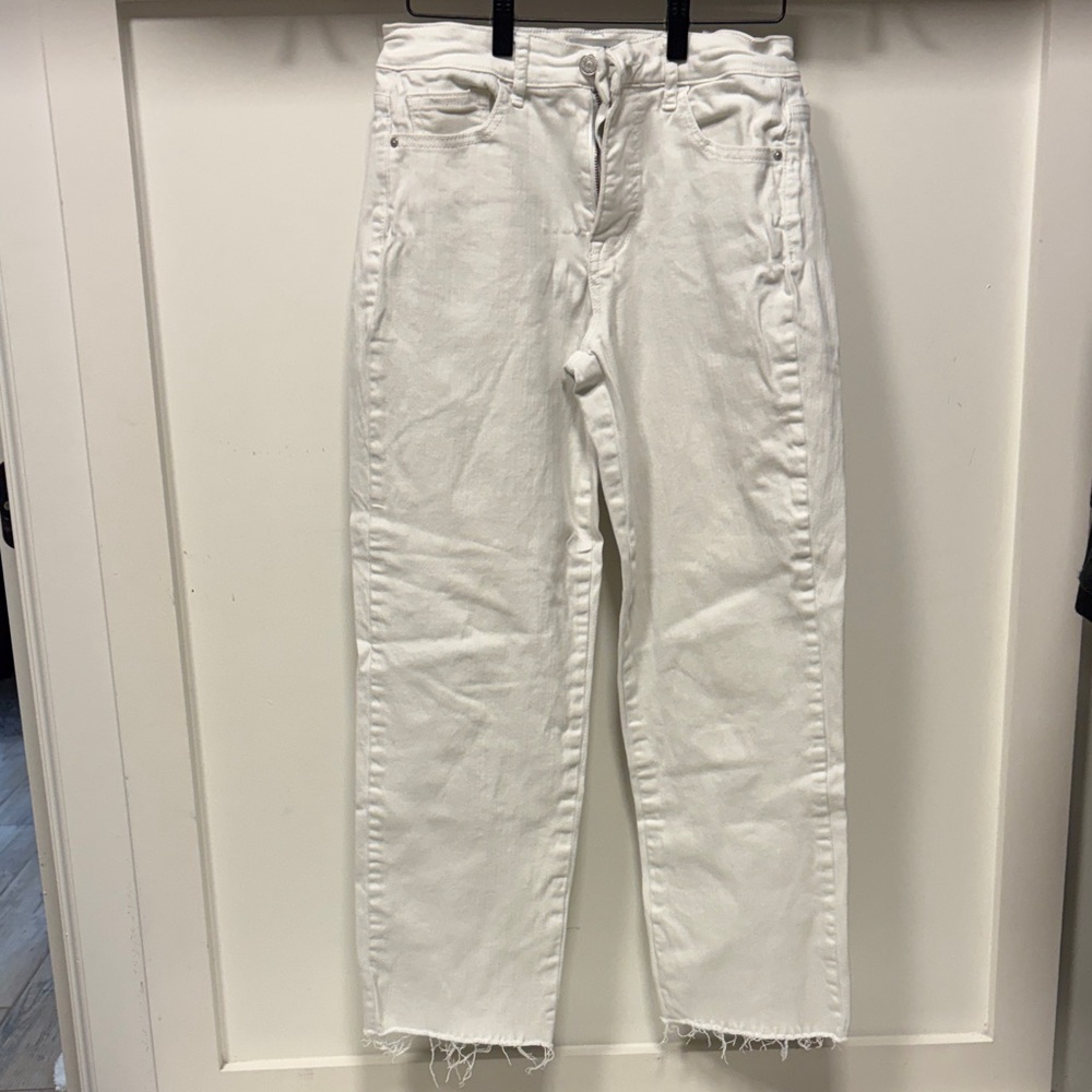 Women's Straight Leg White Jeans